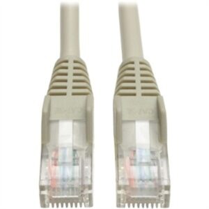 Cat5e Cable,Snagless,Molded,Gray,75ft