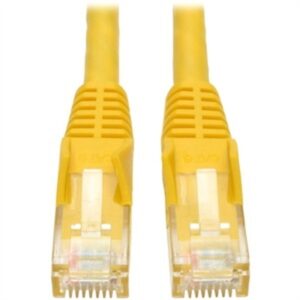 Tripp Lite 6-ft. Cat6 Gigabit Snagless Molded Patch Cable- Yellow - N201-006-yw - All
