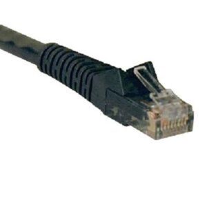 Tripp Lite Cat6 Gigabit Snagless Molded Patch Cable, Rj45 (m/m), 7 Ft., Black ( TRPN201007BK )