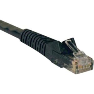 Tripp Lite N201-015-BK Cat6 Gigabit Snagless Molded (UTP) Ethernet Cable (RJ45 M/M) PoE Black 15 Ft. (4.57 M)