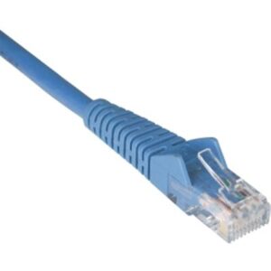 Cat6 Cable,Snagless,Molded,M/M,Blue,50ft