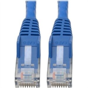 Cat6 GbE Snagless Molded Patch Cable UTP Blue RJ45 M/M 6in 6"