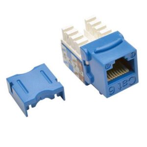 Tripp Lite N238-025-BL Cat6 Cat5e Style Punch Down Keystone Jack Blue