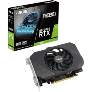 ASUS Phoenix GeForce RTX™ 3050 V2 Graphics Card (PCIe 4.0, 8GB GDDR6, HDMI 2.1, DisplayPort 1.4a)