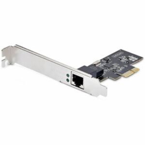 StarTech.com 1-Port 2.5Gbps NBASE-T PCIe Network Card Intel I225-V Single-Port Computer Network Card Ethernet MultiGigabit NIC PCI Express Server LAN