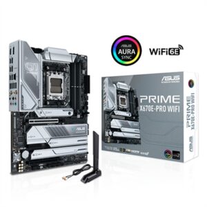 90MB1BL0-M0AAY0 Prime X670E-Pro Wi-Fi 6E Socket AM5 LGA 1718 Ryzen 7000 ATX Motherboard