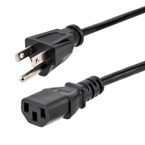 Startech.com Pxt10120 20 Ft. Computer Power Cord Nema5-15p to C13 Cable - All