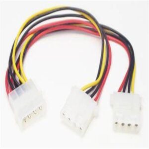 StarTech.com LP4 to 2x LP4 Power Y Splitter Cable M/F
