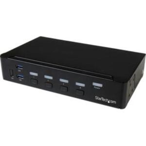 StarTech.com 4-Port DisplayPort KVM Switch - USB 3.0 - 4K 30Hz