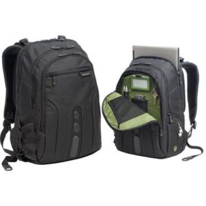 Targus Spruce™ EcoSmart Checkpoint-friendly Backpack, for Laptops up to 40.6cm/16 in - Black