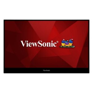 Viewsonic TD1655 Computer Monitor 39.6 Cm (15.6") 1920 X 1080 Pixels Full HD LED Touchscreen Multi-user Black Silver
