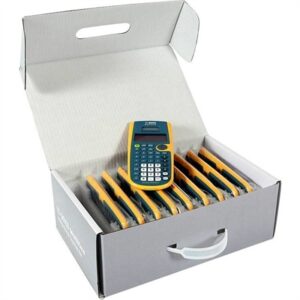 Texas Instruments TI-30XS MultiView 4-Line Scientific Calculator, Yellow, Teacher Kit 10/Pack