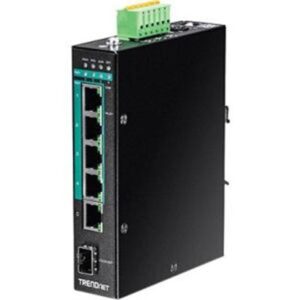 TI-PG541i 6-Port Hardened Industrial Gigabit POE Plus Switch Networking