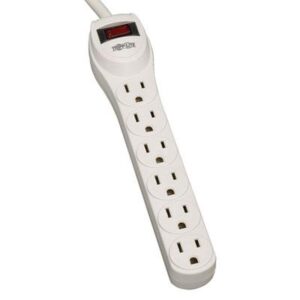 Tripp Lite Protect It! Home Computer Surge Protector, 6 Outlets, 2 Ft Cord, 180 Joules ( TRPTLP602 )