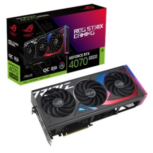 ASUS TUF Gaming GeForce RTX 4070 Super OC Edition Gaming Graphics Card (PCIe 4.0, 12GB GDDR6X, DLSS 3, HDMI 2.1a, DisplayPort 1.4a)