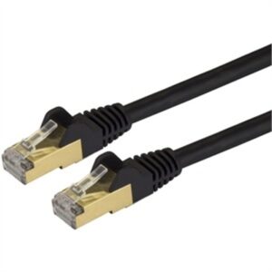 15ft Black Cat6a STP Cable