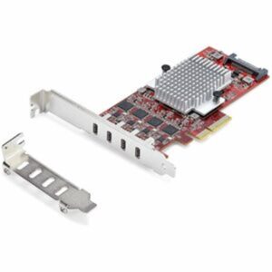 4-Port USB-C 10Gb PCIe Card