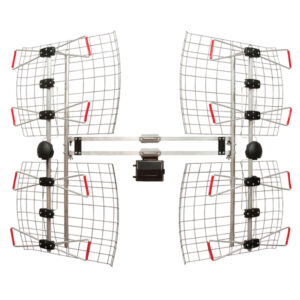 Antennas Direct DB8-E 8-Element Bowtie UHF Outdoor HDTV Antenna, Multi-Directional, 70+ Mile Range, 4K 8K UHD NEXTGEN TV with All-Weather Mounting Hardware