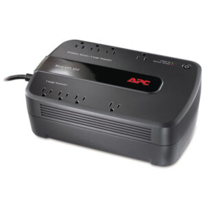 APC BE550G 8-AC Outlet and Data Line 550-VA/330-Watt PC/Gaming/Networking Back-UPS Battery Backup with 340-Joules Surge Protection, 5-Ft. Cord, BE550G