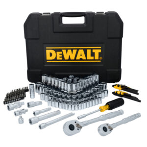 DEWALT DWMT45404 TOUGHSERIES 3 Drive Mechanics Tool Set with 182 Pieces plus Case, DWMT45404