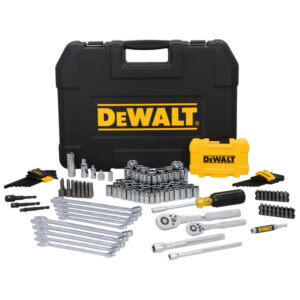 DEWALT DWMT45425 1/4-In. and 3/8-In. Drive Mechanics Tool Set with 142 Pieces plus Case, DWMT45425