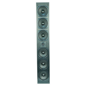 BIC America OWT65 RtR Elite OWT65 4.5-In. 100-Watt On-Wall Tower Speaker for 65-In. TVs, with 2 Polypropylene Woofers, Tweeter, 4 Bass Radiators, 8 Ohms