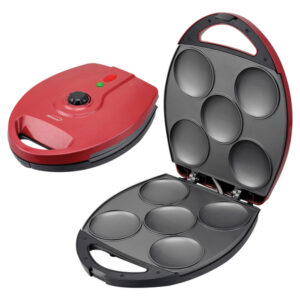 Brentwood AR-137R 1,200-Watt 5-Piece Nonstick Arepa Maker