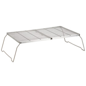 Brentwood BB-17X25SS 25-In. x 17-In. Heavy-Duty Stainless Steel Portable Folding Campfire Grill with Carry Bag, BB-17X25SS