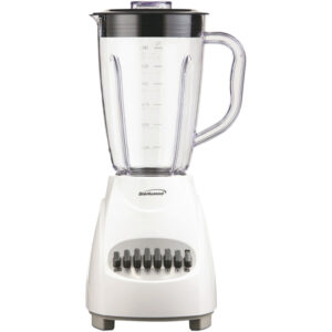 Brentwood JB-220W 50-Oz. 12-Speed + Pulse 350-Watt Electric Blender (White)