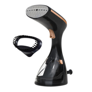 Brentwood MPI-42BK Corded 1,200-Watt Portable Handheld Steamer for Clothes with Stainless Steel Soleplate, Auto Shutoff, Anti Drip, Fabric Brush, 72-In. Cord