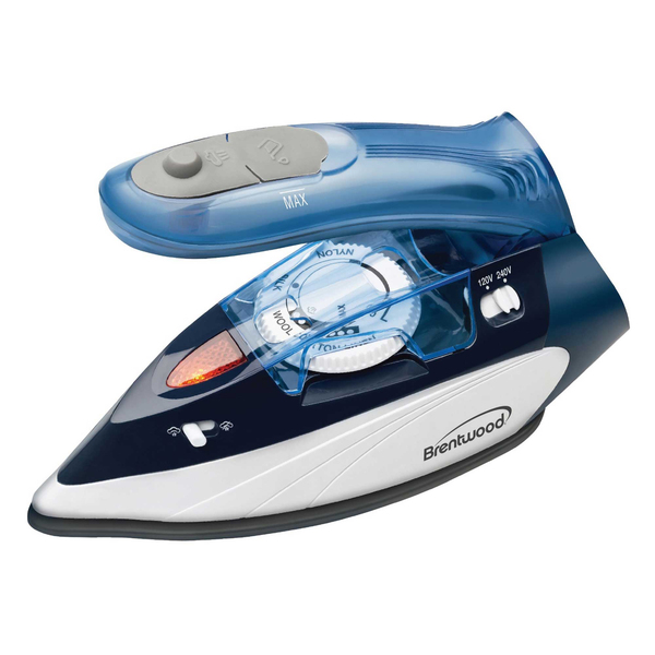 Brentwood MPI-45 Dual-Voltage Nonstick Travel Steam Iron