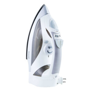 Brentwood MPI-59W 1,200-Watt Nonstick Steam Iron with Retractable Cord (White)