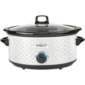 Brentwood Select SC-157W 7-Qt. Slow Cooker (Pearl White)