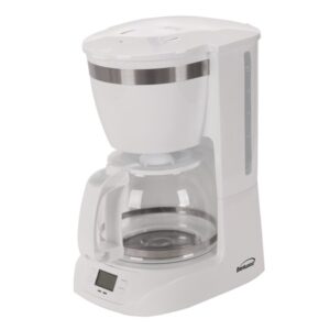 Brentwood TS-219W 10-Cup Digital Coffee Maker (White)