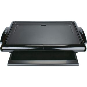 Brentwood TS-840 10-In. x 20 In. 1,400-Watt Nonstick Electric Griddle with Warming Tray