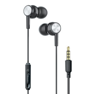 XYST XYS-E3512BK Wired In-Ear Earbuds with In-Line Mic/Remote and 3.5-mm Connector, XYS-E3512, Black