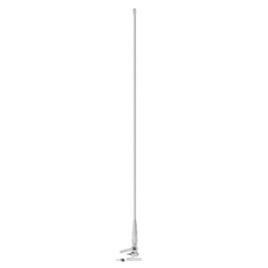 Cobra CM 300-008 Fiberglass VHF and NOAA Antenna for Fixed-Mount Marine Radios, 8 Ft., Frequency Range up to 162 MHz, with 15-Ft. RG58 Coax