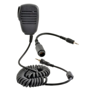Cobra CM 330-001 Waterproof Lapel Speaker/Microphone Accessory for Handheld VHF Marine and 2-Way GMRS Walkie-Talkie Radios