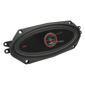 Cerwin-Vega Mobile H7410 H7410 4-In. x 10-In. 2-Way HED Series Coaxial Car Speakers, 320 Watt Max, 4 Ohms, Mesh Grilles, Red and Black, Pair