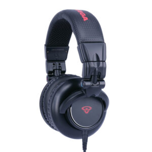 Cerwin-Vega HB1 HB Series Wired Over-Ear Professional Headphones with Detachable Straight and Coiled Cords and 3.5-mm to 1/4-In. Connector Adapter, HB1