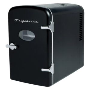 Frigidaire EFMIS175-BLACK_CP4 9-Can 48-Watt Portable Retro Mini Refrigerator (Black)