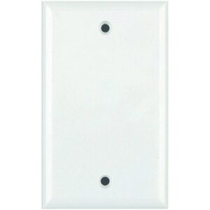 DataComm Electronics 21-0026-UWH Standard Blank Wall Plate, Ultra White