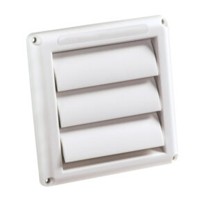 Deflecto HS4W/18 Supurr-Vent Louvered Dryer Vent Hood (White)