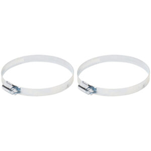 Deflecto MCX4 4-In. Worm Drive Clamp, 2 Pack