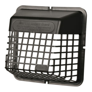 Deflecto UBGBBLK Universal Bird Guard for 4-In. Clothes Dryer Vent or 3-In. Bathroom Exhaust Vent (Black)