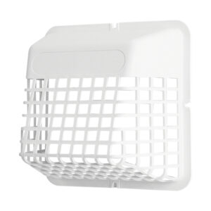 Deflecto UBGWL-A Universal Bird Guard for 4-In. Clothes Dryer Vent or 3-In. Bathroom Exhaust Vent (White)