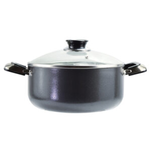 EuroHome 9424 5-Qt. Stock Pot with Glass Lid