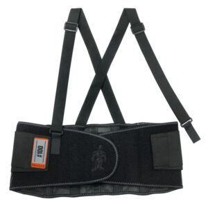 Ergodyne 11383 ProFlex 100 Spandex Back Brace for Lower Back, Adjustable, Removable Straps (Medium)