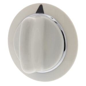ERP WE1M654 Replacement White Dryer Knob with Black Pointer for GE Part Number WE1M654