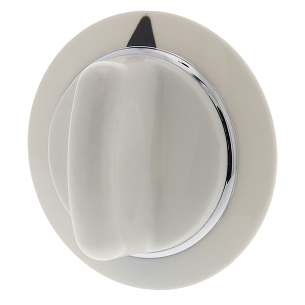 ERP WE1M654 Replacement White Dryer Knob with Black Pointer for GE Part Number WE1M654
